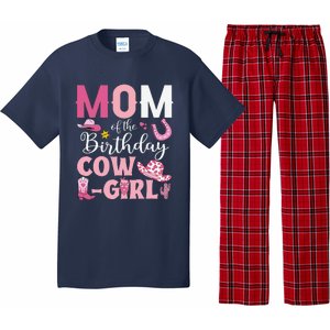 Mom Of The Birthday Cowgirl Rodeo Party Bday Girl Party Pajama Set