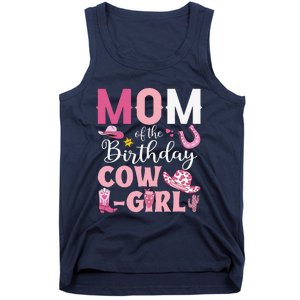 Mom Of The Birthday Cowgirl Rodeo Party Bday Girl Party Tank Top