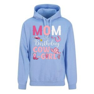 Mom Of The Birthday Cowgirl Rodeo Party Bday Girl Party Unisex Surf Hoodie