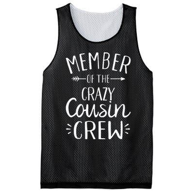 Member of the crazy cousin crew Mesh Reversible Basketball Jersey Tank