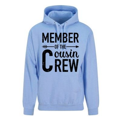 Member Of The Cousin Crew Gift Unisex Surf Hoodie