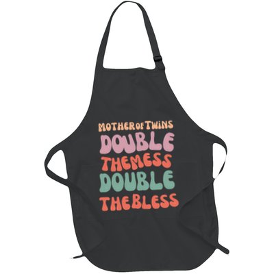 Mother Of Twins Double The Mess Double The Bless Funny Apron
