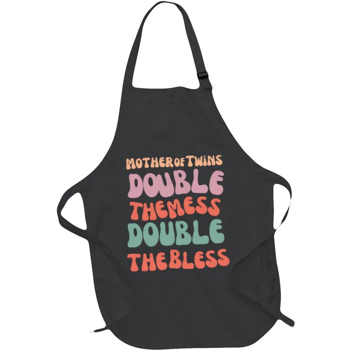 Mother Of Twins Double The Mess Double The Bless Funny Apron
