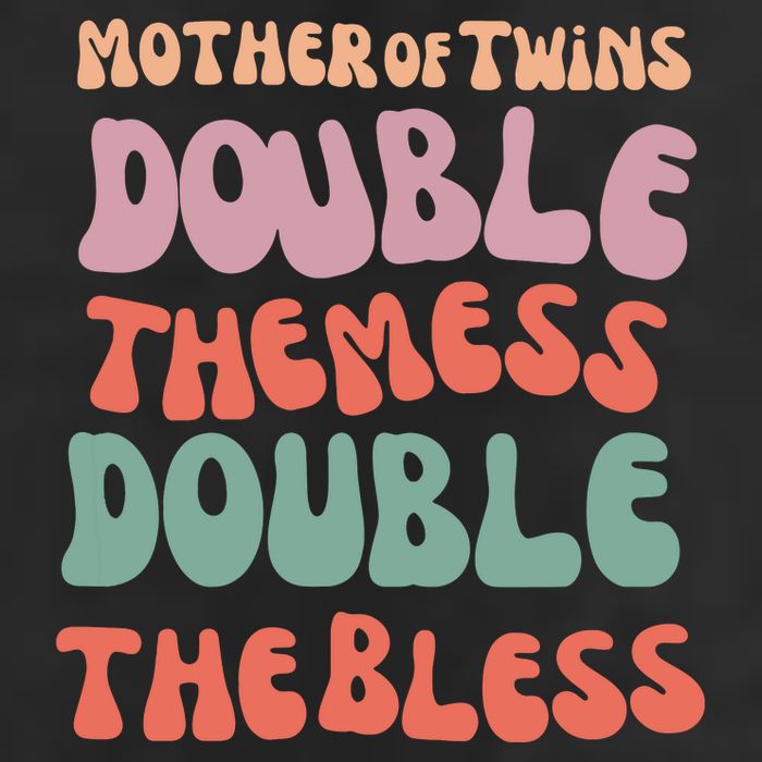 Mother Of Twins Double The Mess Double The Bless Funny Microfiber Hand Towel