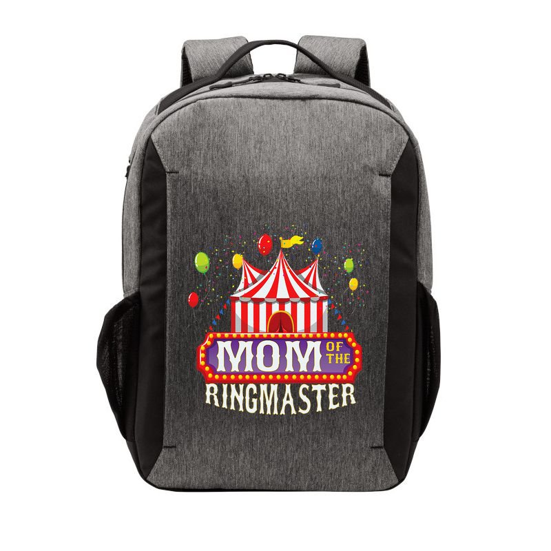Mom Of The Birthday Ringmaster Circus Party Bday Vector Backpack