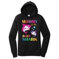 Mommy Of The Baby Birthday Shark Mommy Shark Mother's Day Women's Pullover Hoodie