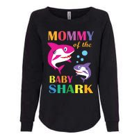 Mommy Of The Baby Birthday Shark Mommy Shark Mother's Day Womens California Wash Sweatshirt