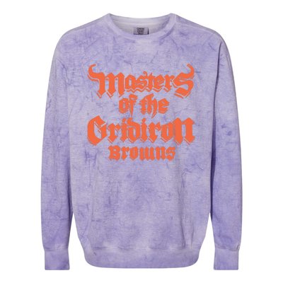 Master Of The Gridiron Colorblast Crewneck Sweatshirt