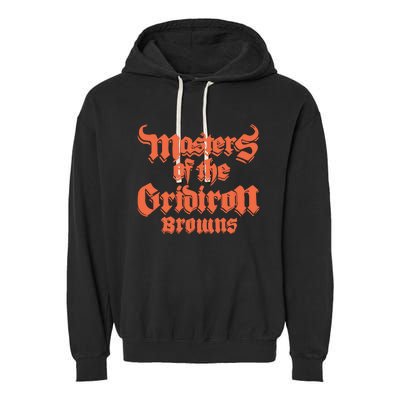 Master Of The Gridiron Garment-Dyed Fleece Hoodie