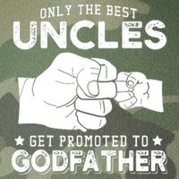 Mens Only The Best Uncles Get Promoted To Godfather Legacy Tie Dye Trucker Hat