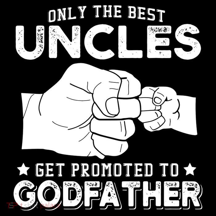 Mens Only The Best Uncles Get Promoted To Godfather Sustainable Bucket Hat
