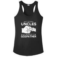 Mens Only The Best Uncles Get Promoted To Godfather Ladies PosiCharge Competitor Racerback Tank