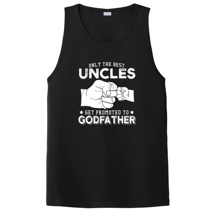 Mens Only The Best Uncles Get Promoted To Godfather PosiCharge Competitor Tank