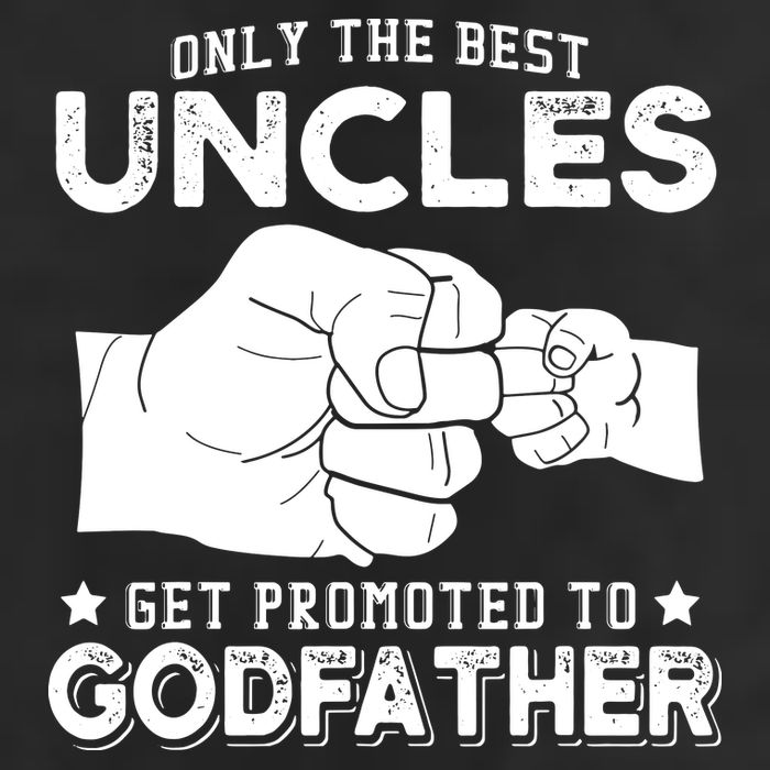 Mens Only The Best Uncles Get Promoted To Godfather Golf Towel