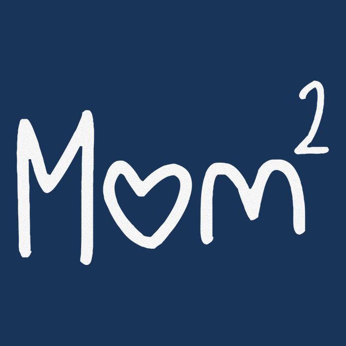 Mom Of Two Mother Day Mom 2 Squared Mommy 7 Panel Mesh Trucker Snapback Hat