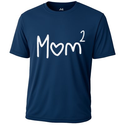 Mom Of Two Mother Day Mom 2 Squared Mommy Performance Shirt