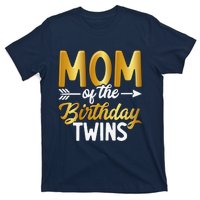 Mom Of The Birthday Twins Mothers Day Motherhood T-Shirt