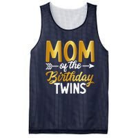 Mom Of The Birthday Twins Mothers Day Motherhood Mesh Reversible Basketball Jersey Tank