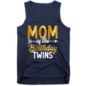 Mom Of The Birthday Twins Mothers Day Motherhood Tank Top