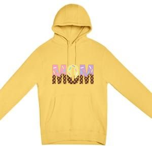 Mom Of The Sweet One Ice Cream 1st First Family MotherS Day Premium Pullover Hoodie