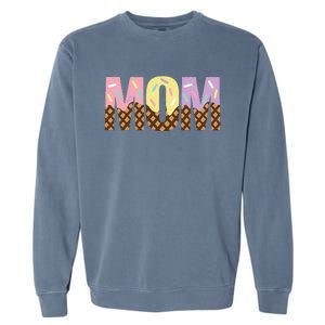 Mom Of The Sweet One Ice Cream 1st First Family MotherS Day Garment-Dyed Sweatshirt