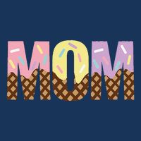 Mom Of The Sweet One Ice Cream 1st First Family MotherS Day 7 Panel Mesh Trucker Snapback Hat