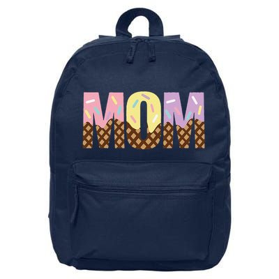 Mom Of The Sweet One Ice Cream 1st First Family MotherS Day 16 in Basic Backpack