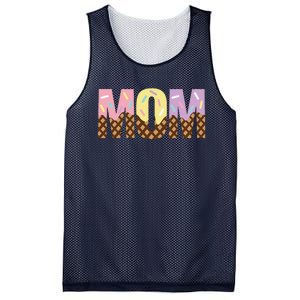 Mom Of The Sweet One Ice Cream 1st First Family MotherS Day Mesh Reversible Basketball Jersey Tank