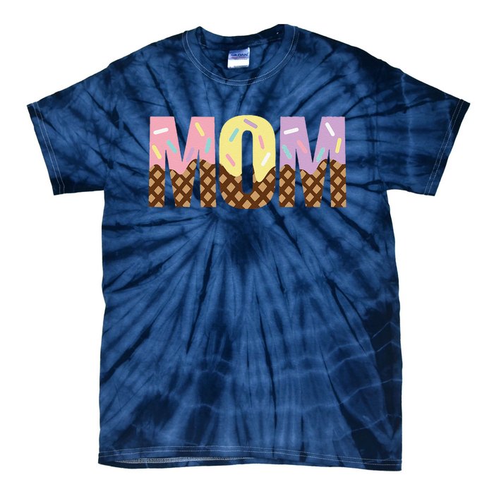 Mom Of The Sweet One Ice Cream 1st First Family MotherS Day Tie-Dye T-Shirt