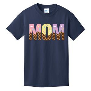 Mom Of The Sweet One Ice Cream 1st First Family MotherS Day Kids T-Shirt