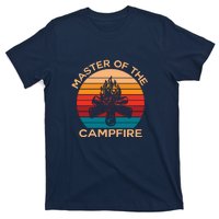 Master Of The Campfire Retro Vintage Camping Gift T-Shirt