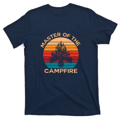 Master Of The Campfire Retro Vintage Camping Gift T-Shirt