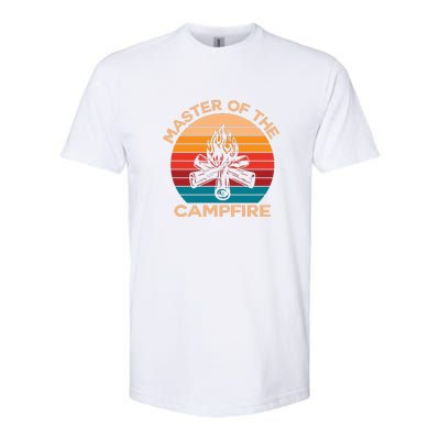 Master Of The Campfire Retro Vintage Camping Gift Softstyle CVC T-Shirt