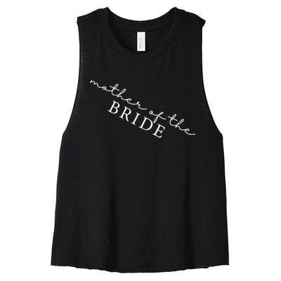 Mother Of The Bride Gift From Daughter Women's Racerback Cropped Tank