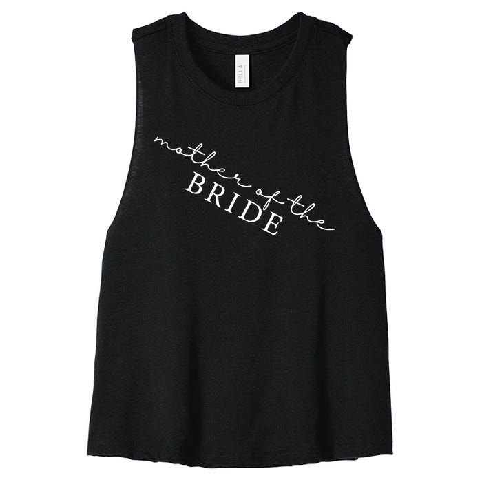 Mother Of The Bride Gift From Daughter Women's Racerback Cropped Tank