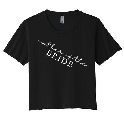 Mother Of The Bride Gift From Daughter Women's Crop Top Tee