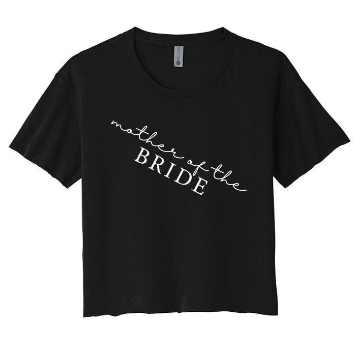 Mother Of The Bride Gift From Daughter Women's Crop Top Tee