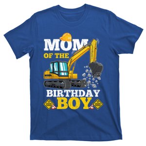 Mom Of The Birthday Construction Birthday Excavator Gift Great Gift T-Shirt