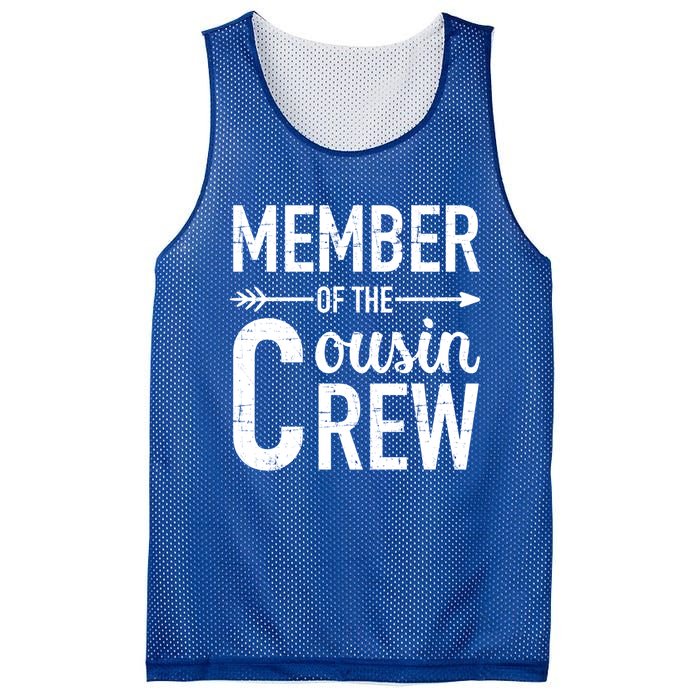 Member Of The Cousin Crew Gift Mesh Reversible Basketball Jersey Tank