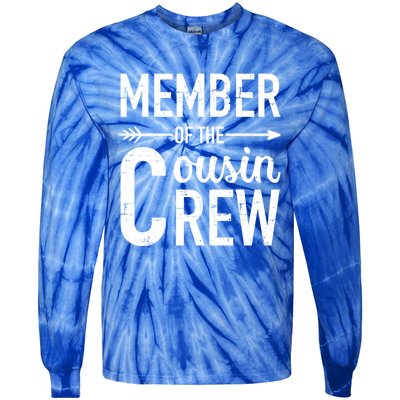 Member Of The Cousin Crew Gift Tie-Dye Long Sleeve Shirt