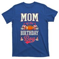 Mom Of The Birthday Matching Football Birthday Party Gift T-Shirt