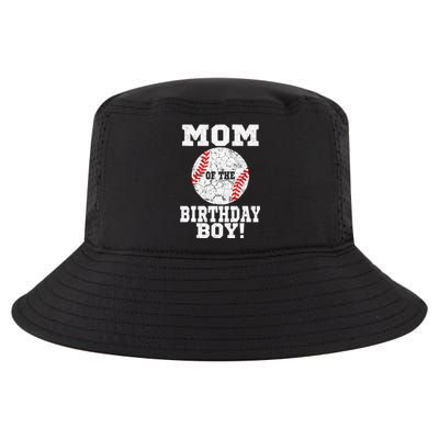 Mom Of The Birthday Boy Baseball Lover Vintage Retro Cool Comfort Performance Bucket Hat