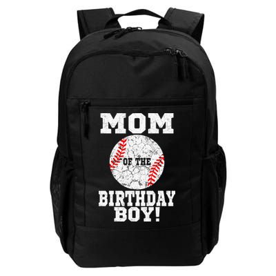 Mom Of The Birthday Boy Baseball Lover Vintage Retro Backpack