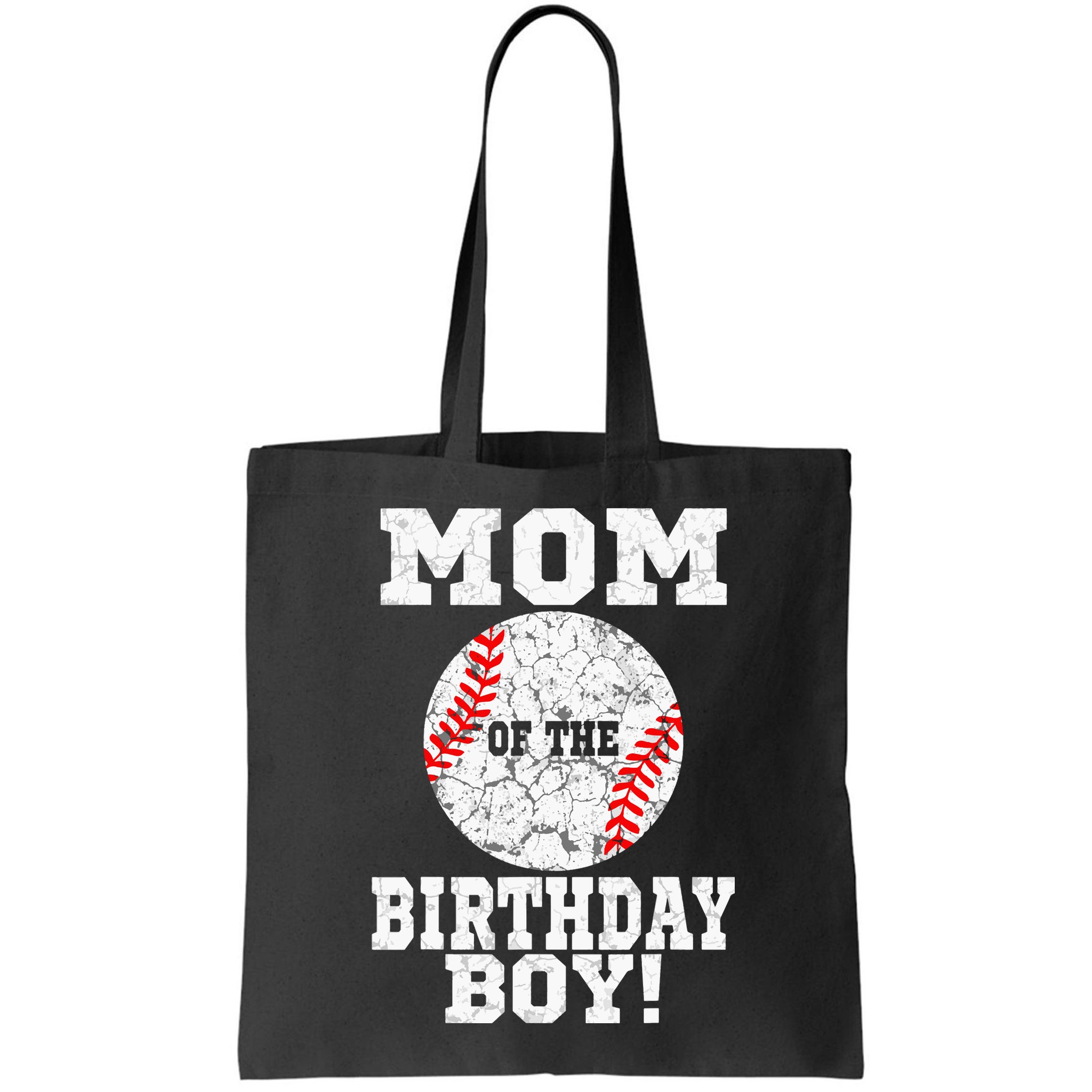 Mom Of The Birthday Boy Baseball Lover Vintage Retro Bag