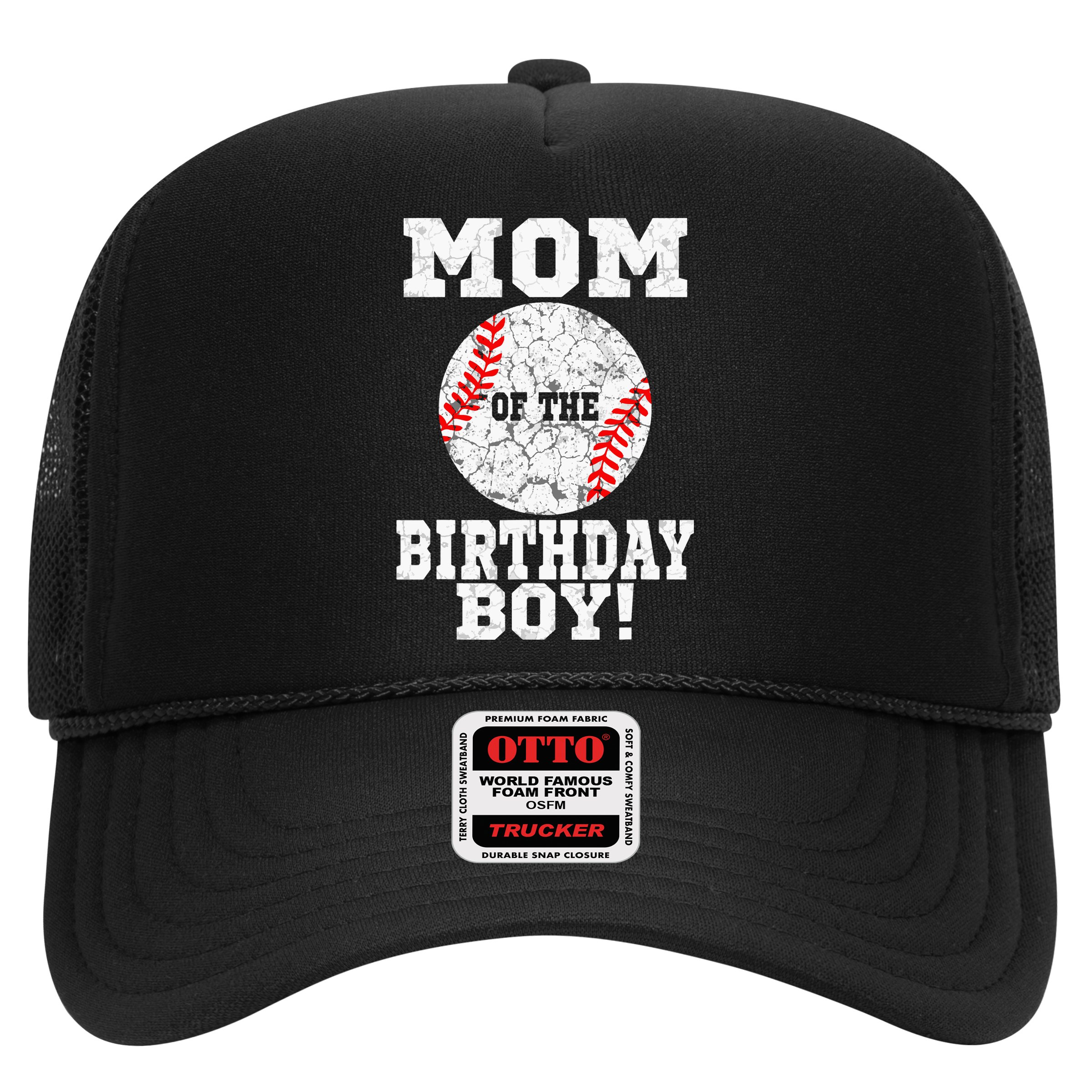 Mom Of The Birthday Boy Baseball Lover Vintage Retro Hat