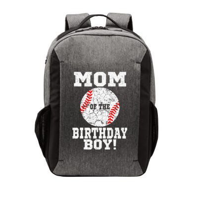 Mom Of The Birthday Boy Baseball Lover Vintage Retro Vector Backpack