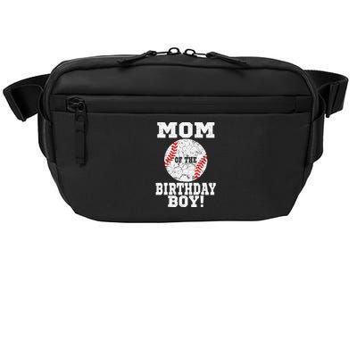 Mom Of The Birthday Boy Baseball Lover Vintage Retro Crossbody Pack