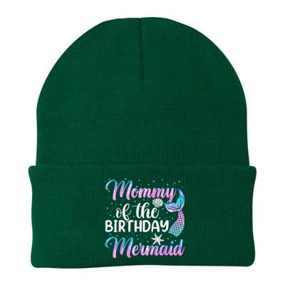 Mommy Of The Mermaid Birthday Mom Knit Cap Winter Beanie