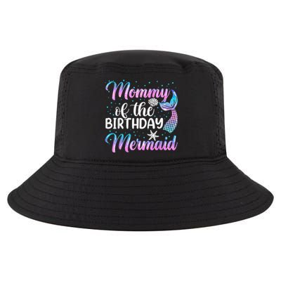 Mommy Of The Mermaid Birthday Mom Cool Comfort Performance Bucket Hat