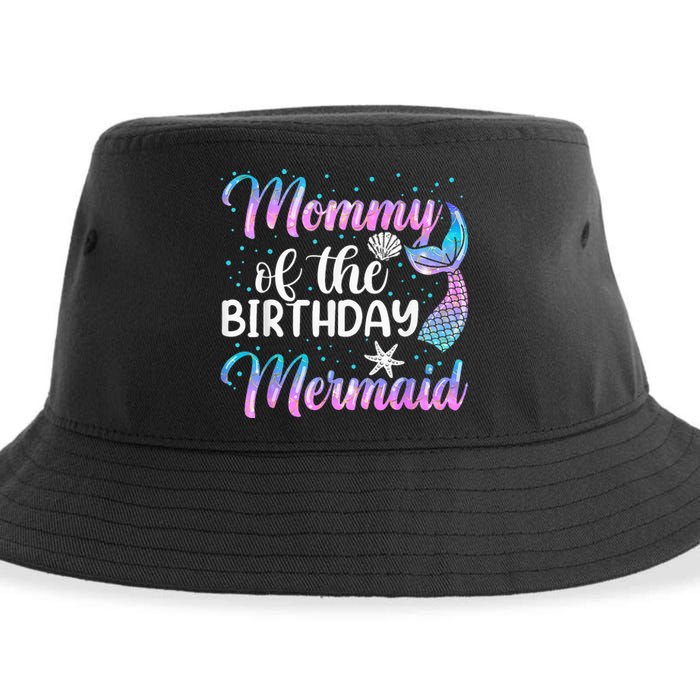 Mommy Of The Mermaid Birthday Mom Sustainable Bucket Hat